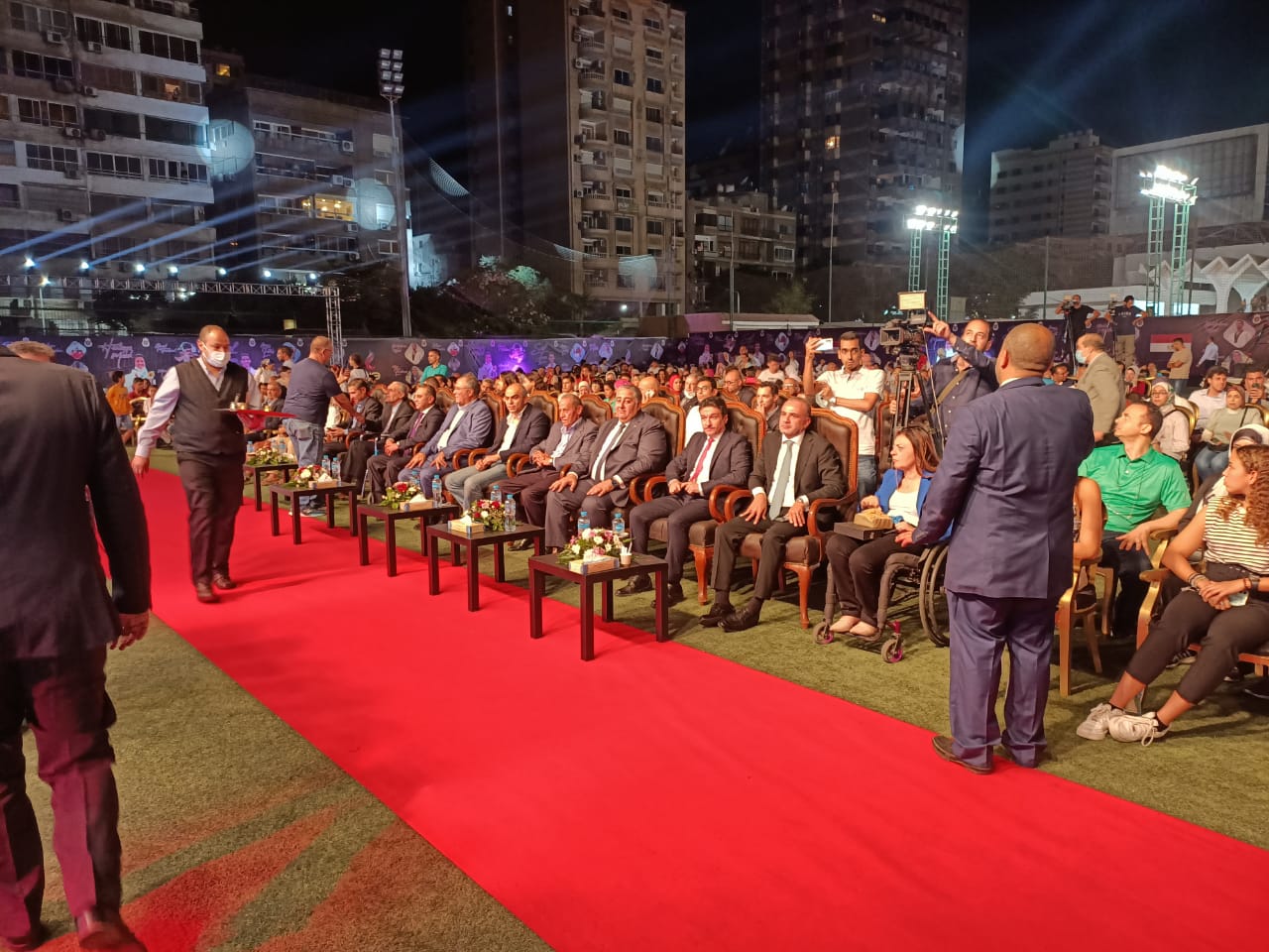 حفل نادي الصيد لتكريم هداية ملاك وسيف عيسى