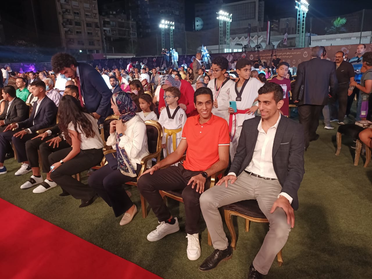 حفل نادي الصيد لتكريم هداية ملاك وسيف عيسى