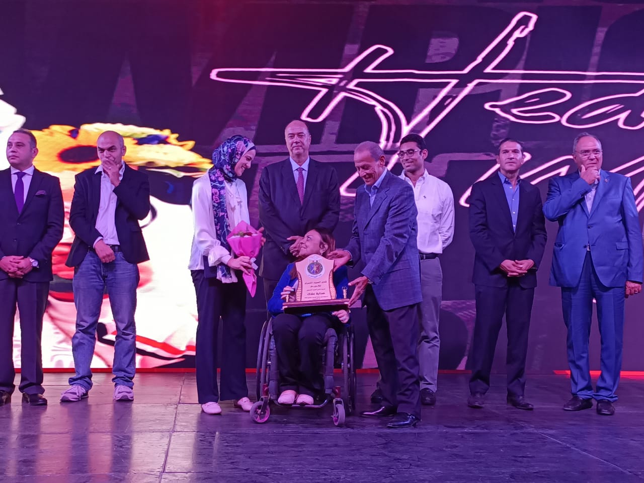 حفل نادي الصيد لتكريم هداية ملاك وسيف عيسى