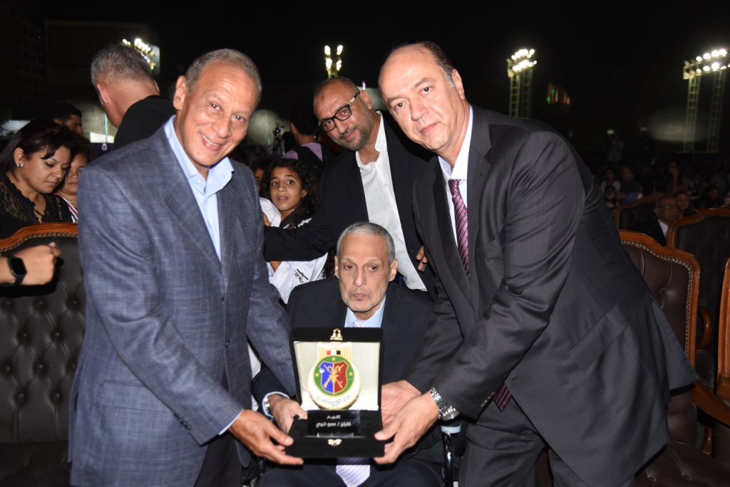 حفل نادي الصيد لتكريم هداية ملاك وسيف عيسى