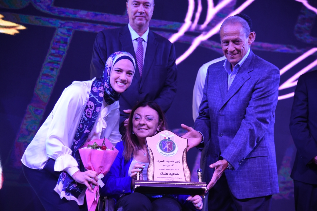 حفل نادي الصيد لتكريم هداية ملاك وسيف عيسى