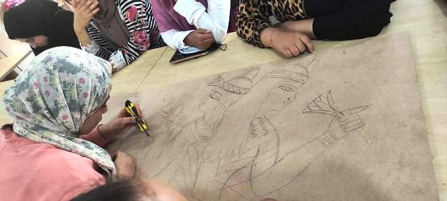 ورشة حرفية بمركز شباب سماكين الغرب بالحسينية بالشرقية 01