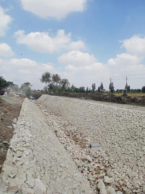 أعمال تأهيل وتبطين ترعة بدران بالشرقية 02