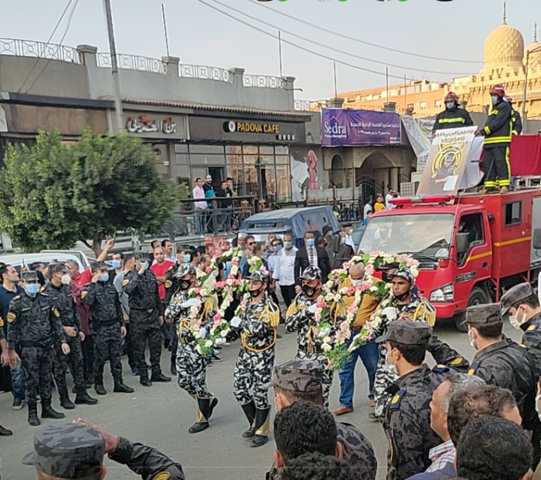 جنازة عسكرية وشعبية لشهداء حادث الإسماعيلية 1