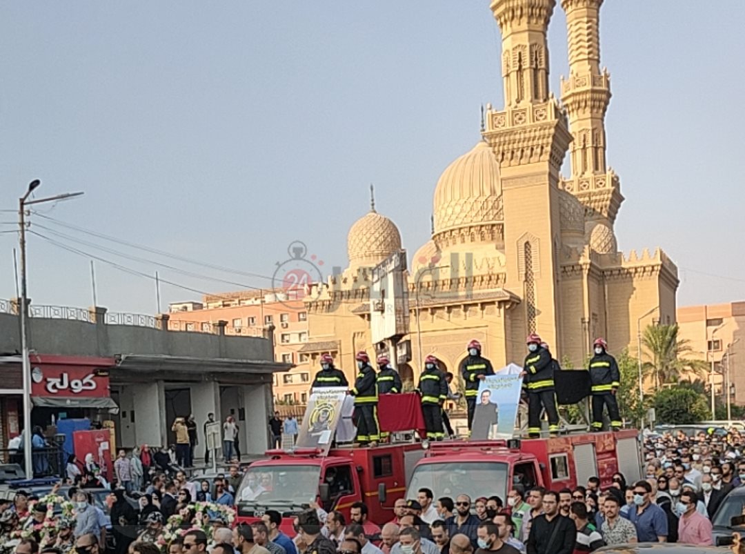 جنازة عسكرية وشعبية لشهداء حادث الإسماعيلية 3