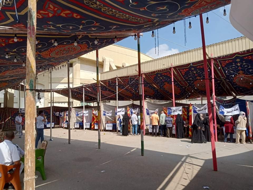 الانتخابات باستاد المنصورة