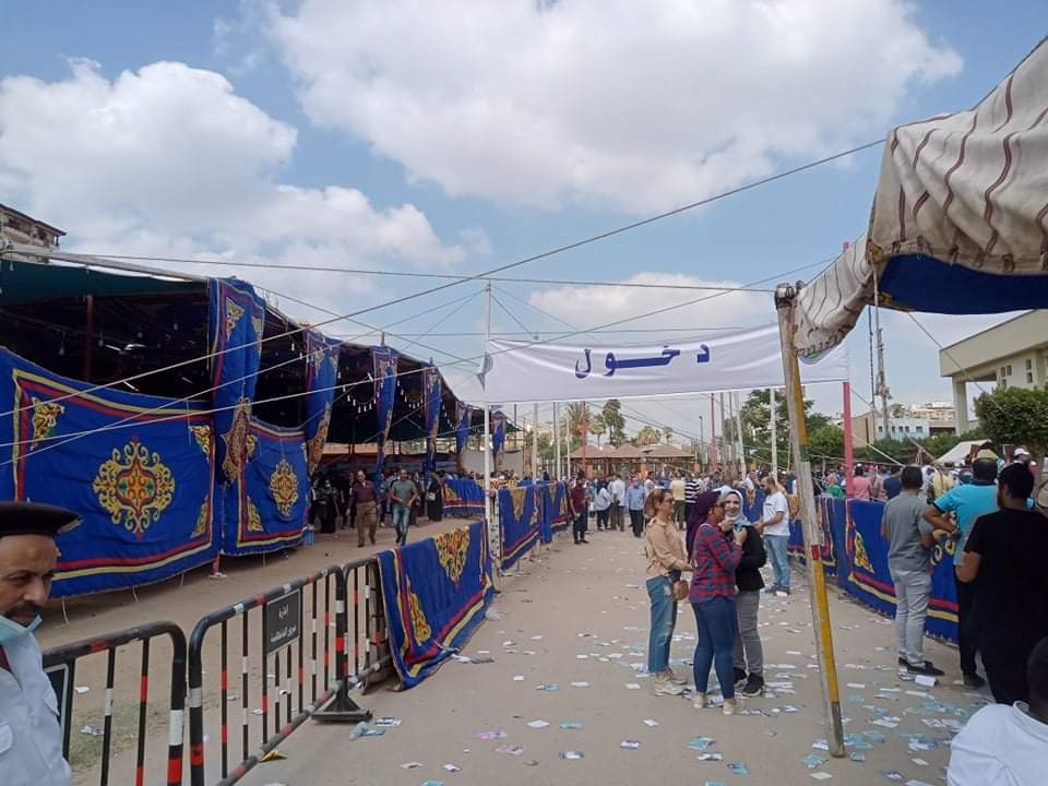 الانتخابات باستاد المنصورة