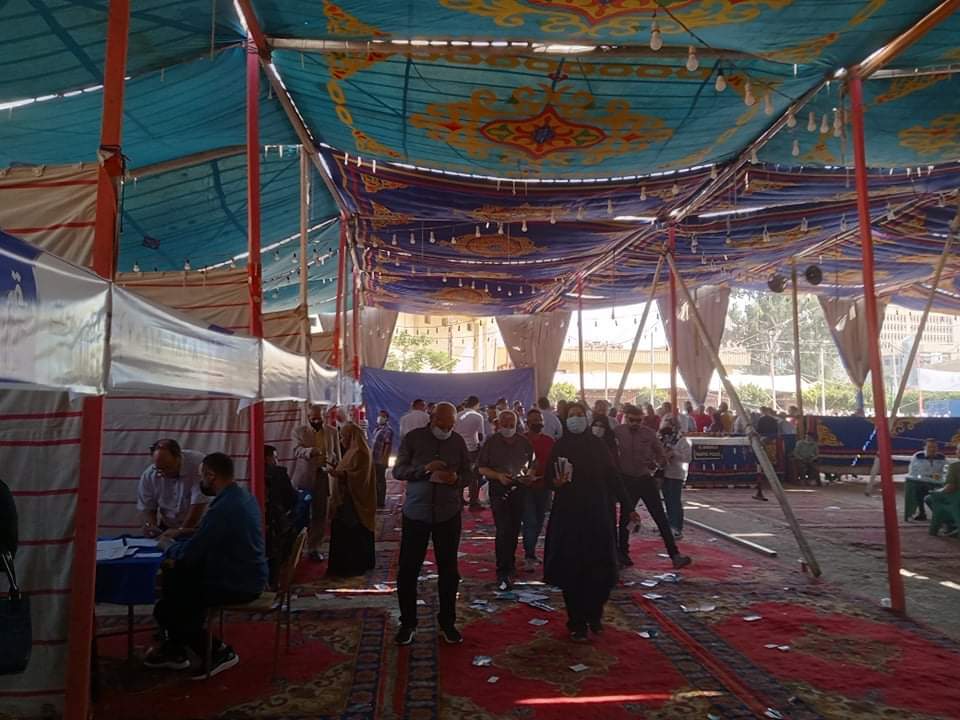 الانتخابات باستاد المنصورة