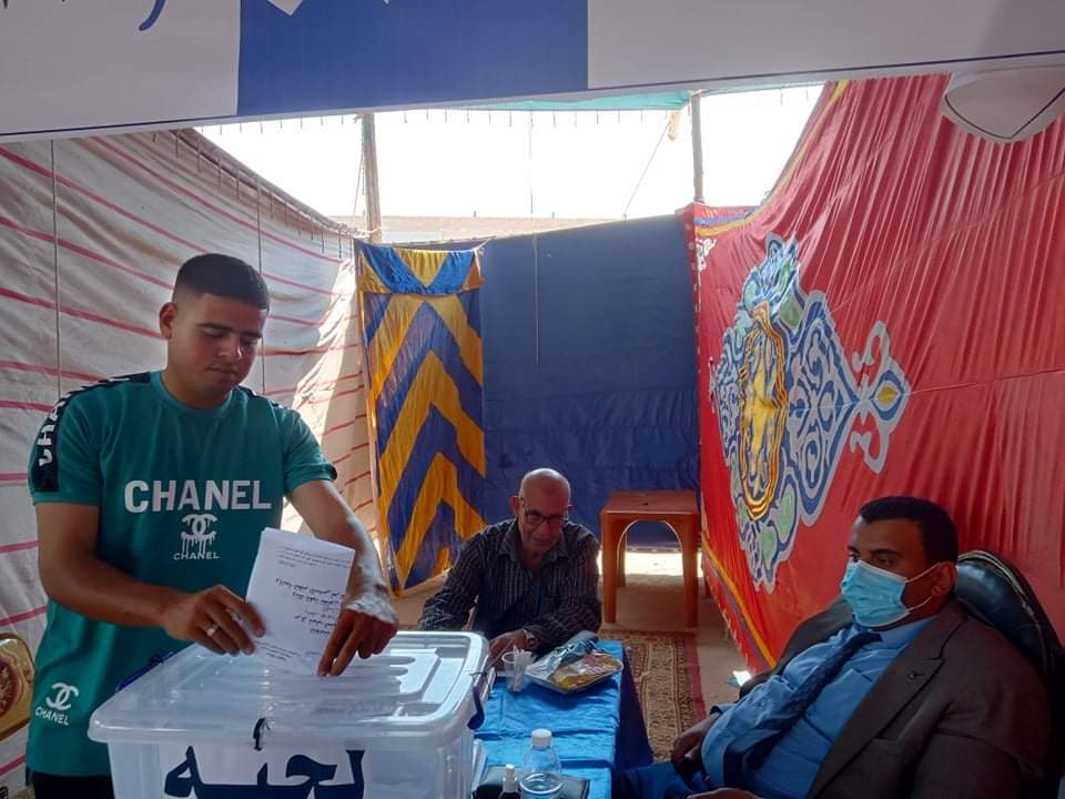 الانتخابات باستاد المنصورة