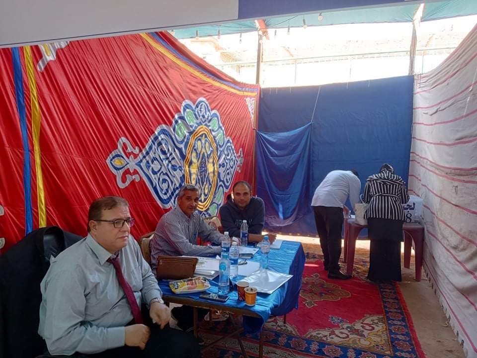 الانتخابات باستاد المنصورة