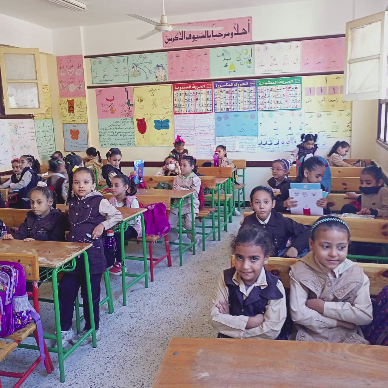 بدء العام الدراسي الجديد بمدارس أسيوط 