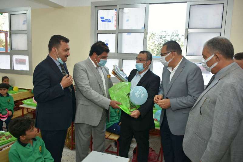 أول يوم دراسة بمدرسة المستشار سامي عبدالحليم للتعليم الأساسي بالشرقية