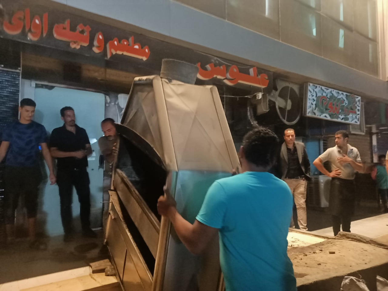 الجيزة رفع 750 حالة إشغال لمحال ومقاهي حدائق الاهرام