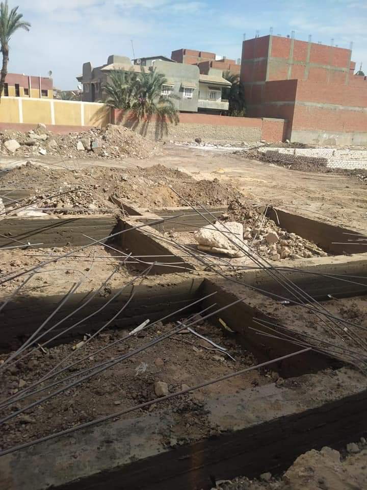 إزالة تعديات في الفيوم