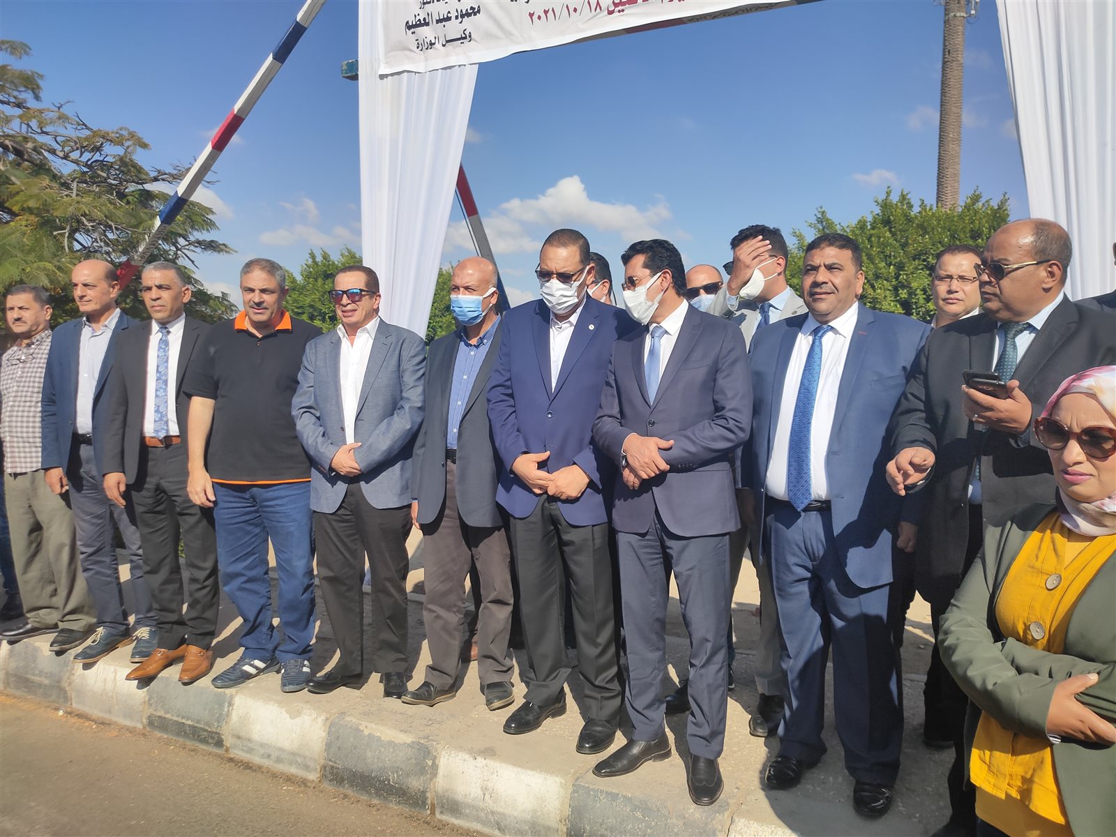 وزير الشباب في العاشر للمشاركة في المسيرة4