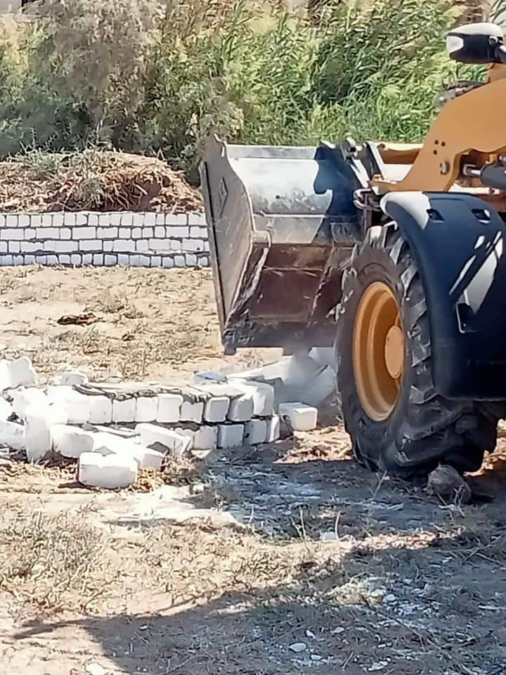 حملة لإزالة التعديات على الأراضي الزراعية