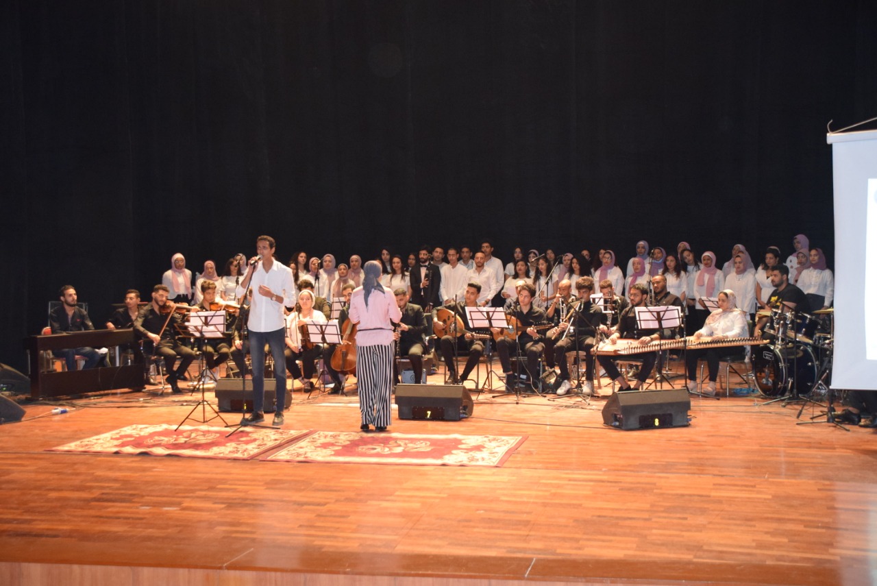 احتفالية المولد النبوي بجامعة حلوان