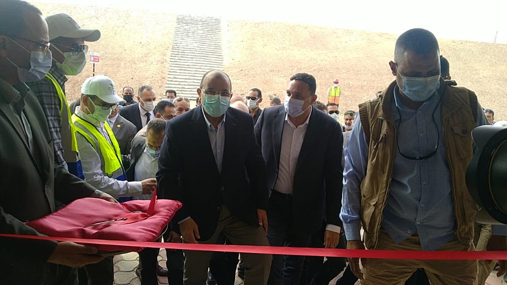 افتتاح المدفن الصحي بمنطقة قلابشو