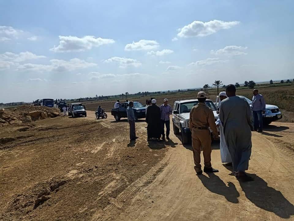 حملة لإزالة التعديات على بحيرة قارون