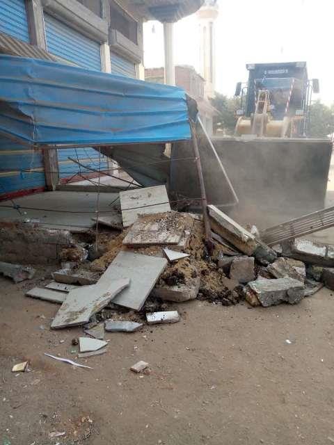 إزالة تعديات على أملاك الدولة بالشرقية 01