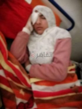 الطالبة المصابة 