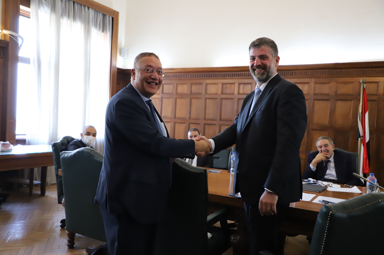 الغرفة التجارية بالإسكندرية تستقبل السفير الروسي