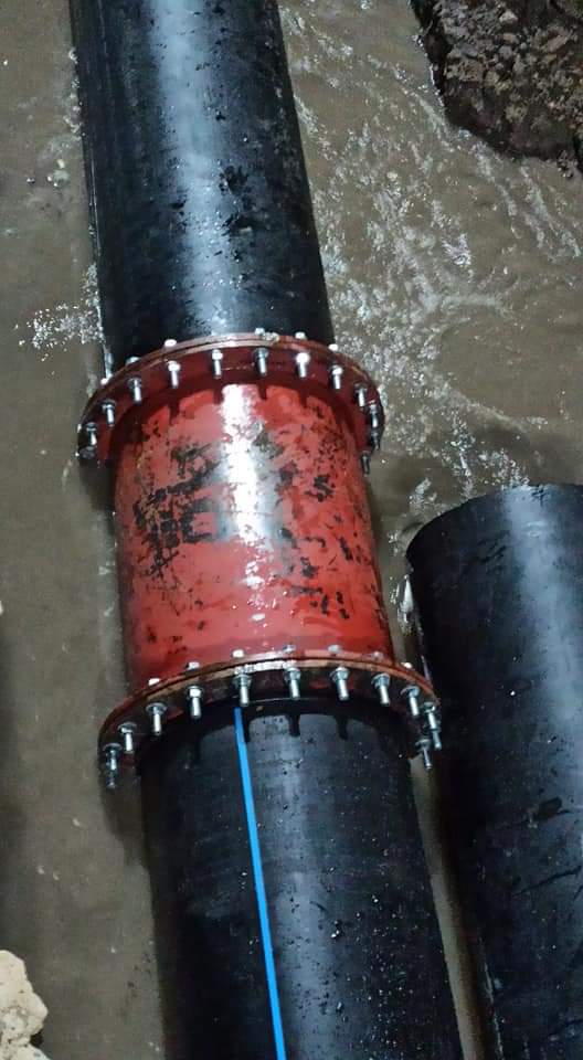 تحويل المرافق لخط 560 بمنطقة المشتل في الفيوم