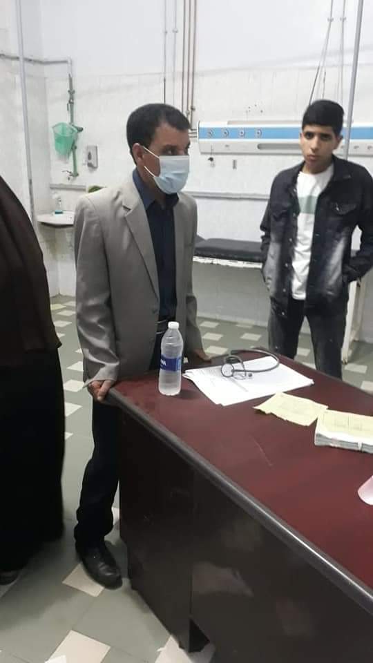 حملة على مستشفى سنورس المركزي