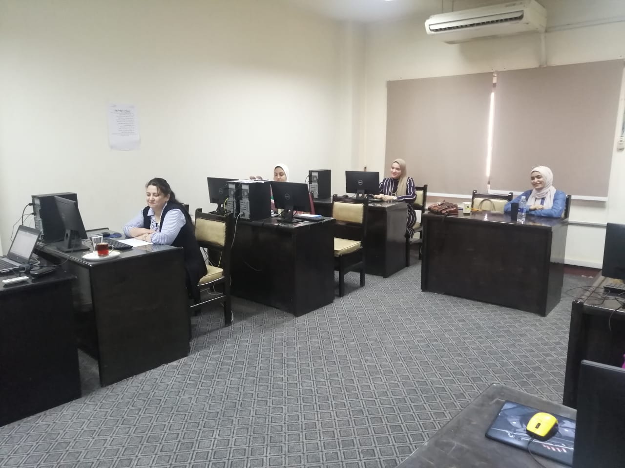 تدريب العاملين بمياه الفيوم على الإكسيل المتقدم