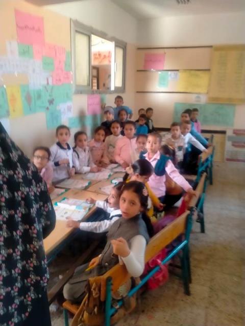 تلاميذ مدرسة الجمالية بالشرقية