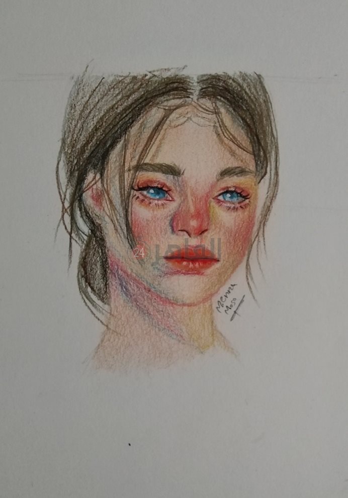 لوحة لوجه فتاة