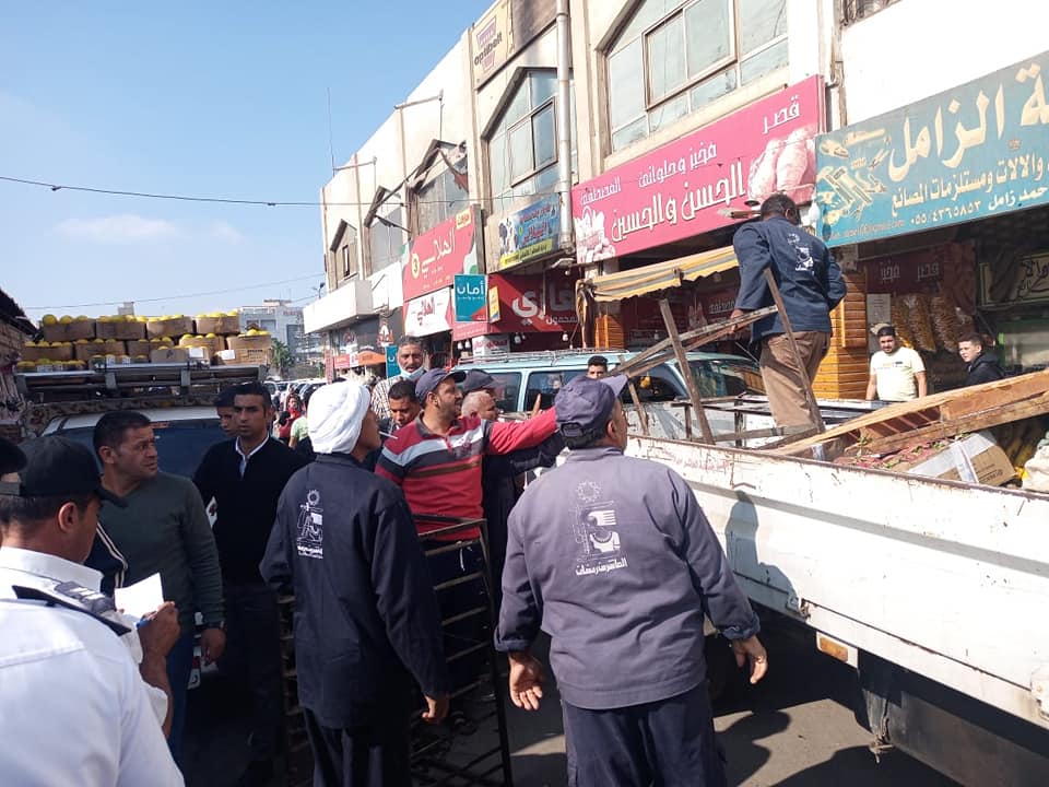 حملة لرفع الإشغالات بالعاشر من رمضان 04