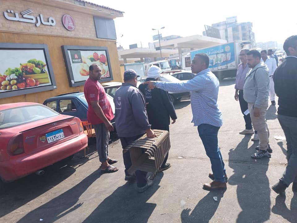 حملة لرفع الإشغالات بالعاشر من رمضان 05