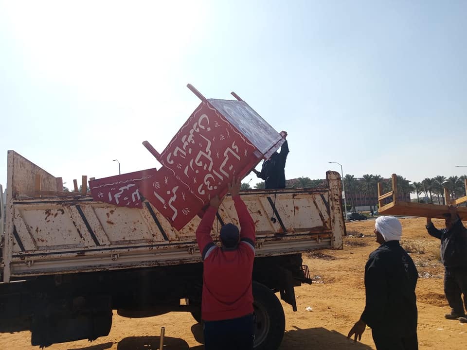 حملة لرفع الإشغالات بالعاشر من رمضان 07