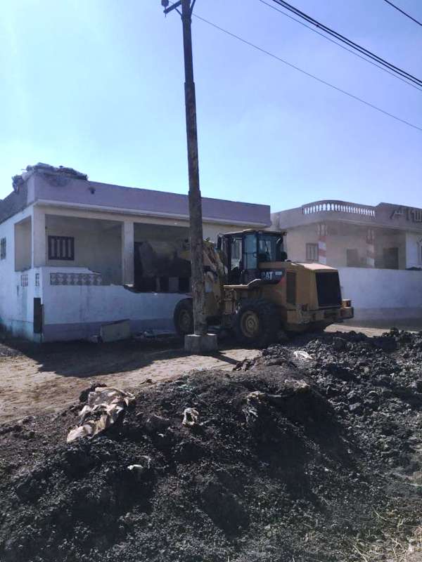 إزالة التعديات على الأراضي وأملاك الدولة بالشرقية