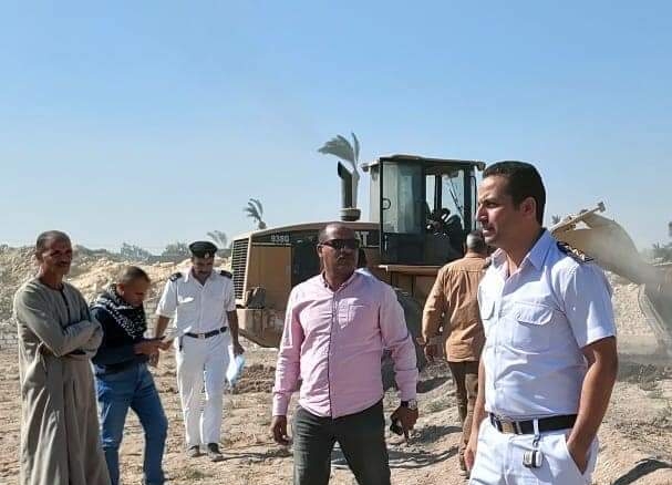 حملة لإزالة التعديات في الفيوم