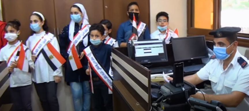 زيارة لطلاب إحدى المدارس