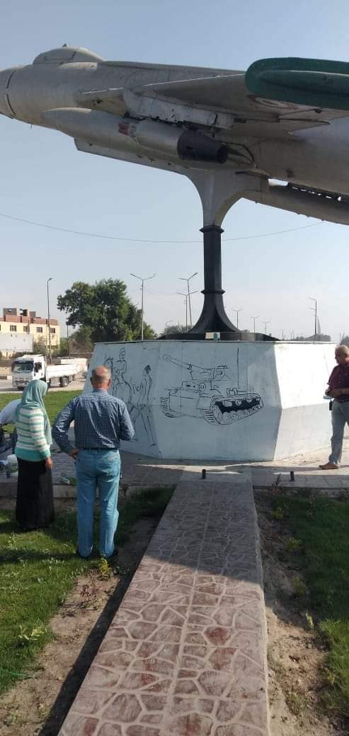 جدارية جديدة في ميدان الطيارة بالشرقية 02