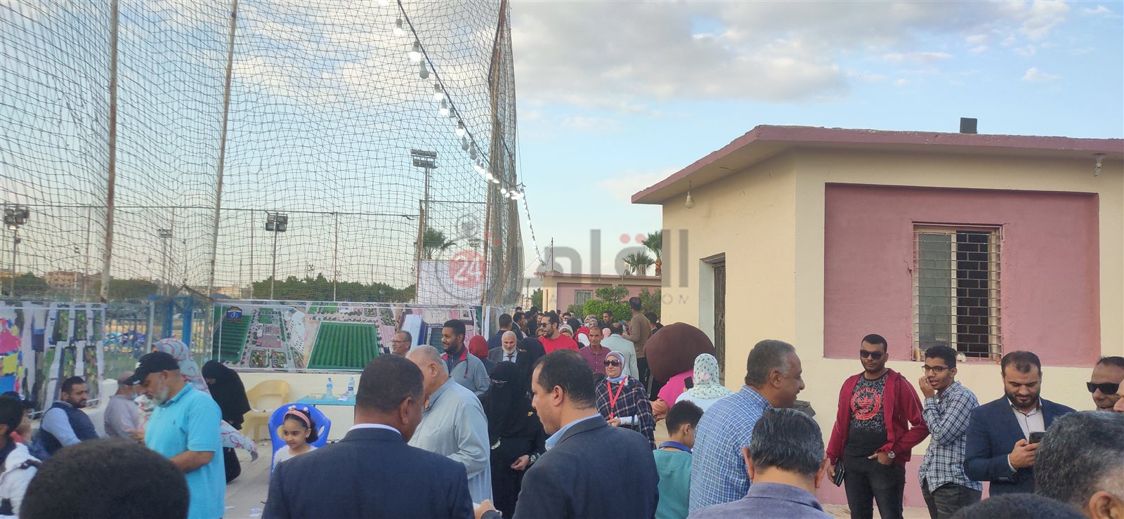 إقبال على انتخابات نادي الصفوة الرياضي 02