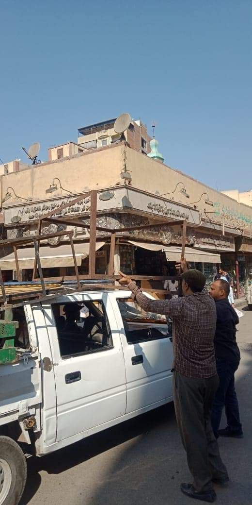 حملة إشغالات بحي غرب أسيوط 