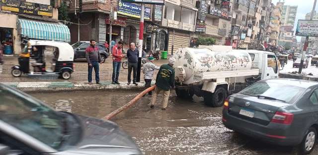 كسح مياه الأمطار بالشرقية 03