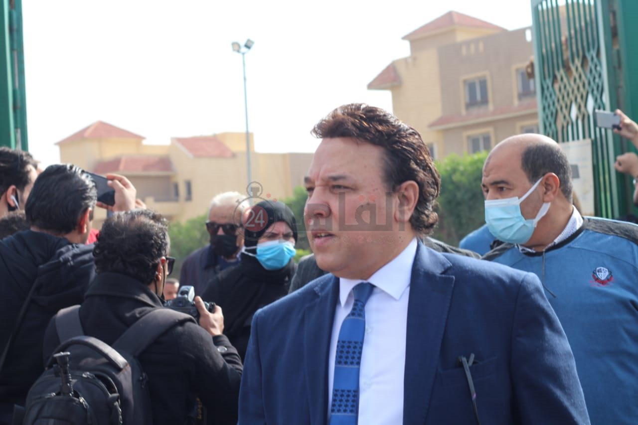 نجوم الفن في جنازة سهير البابلي (10)