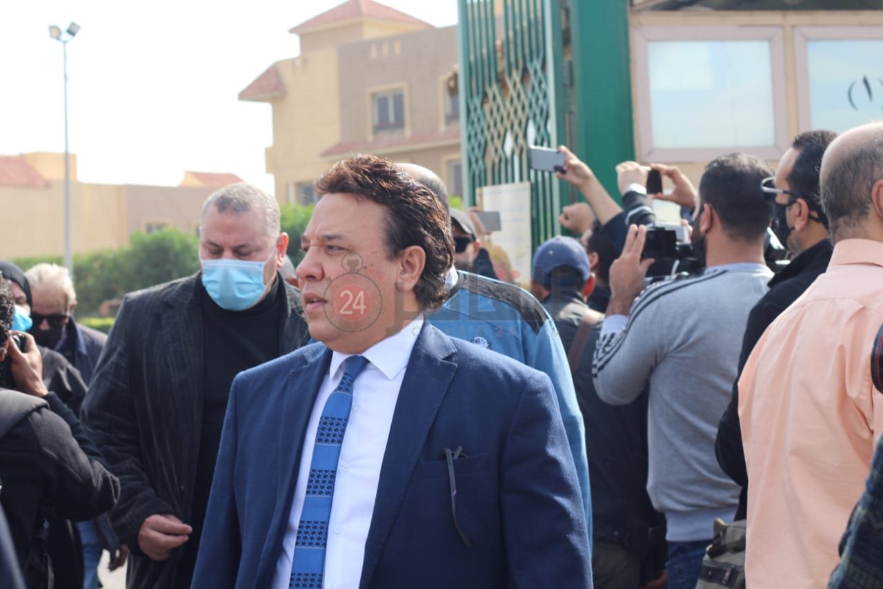 نجوم الفن في جنازة سهير البابلي (11)