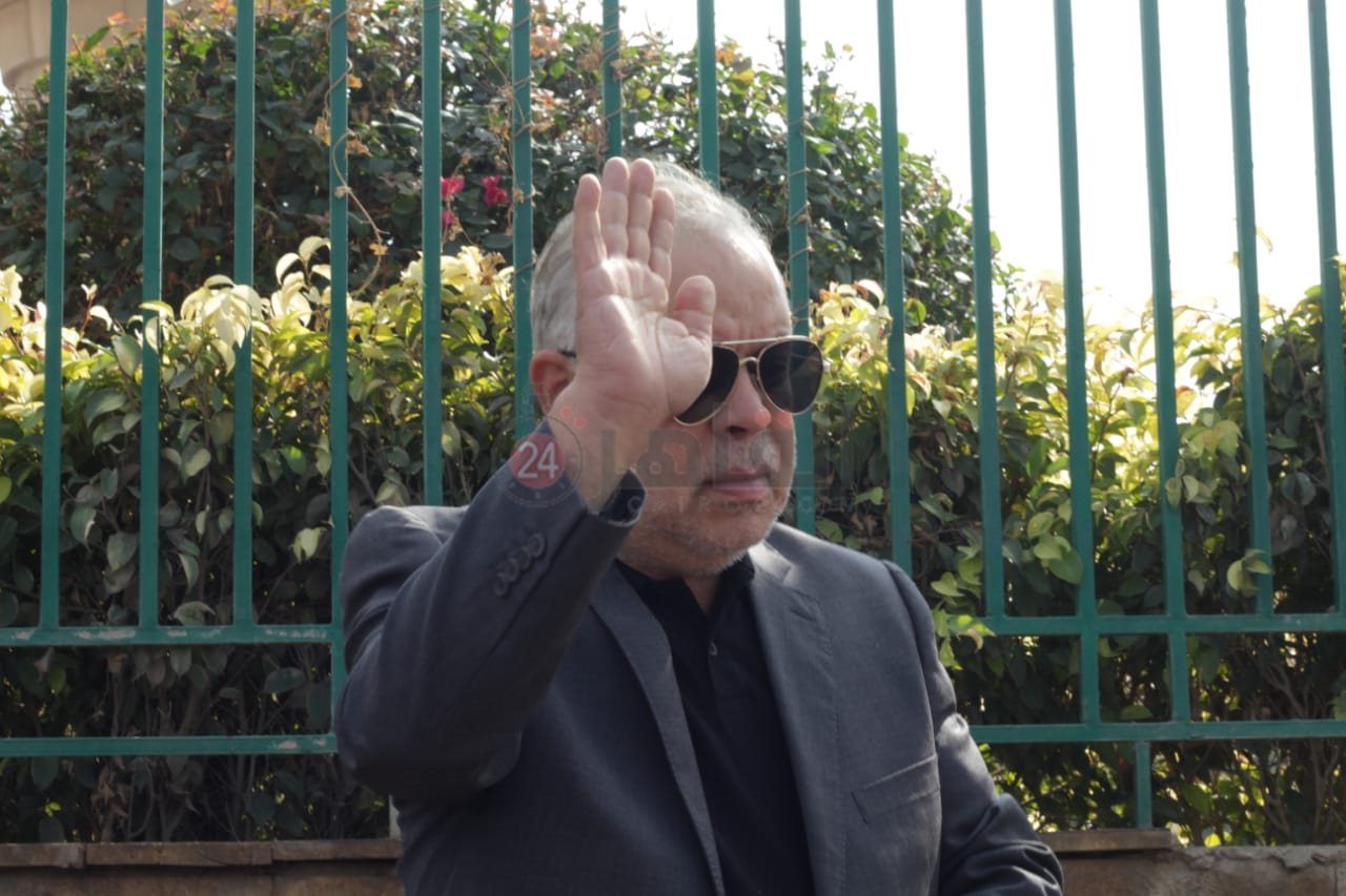 نجوم الفن في جنازة سهير البابلي (14)