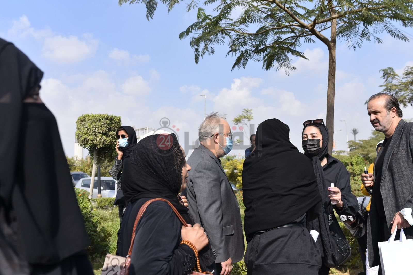 نجوم الفن في جنازة سهير البابلي (24)