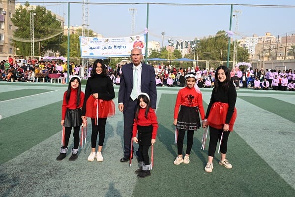 افتتاح بطولة كأس العميد في الكرة الخماسية لأول مرة