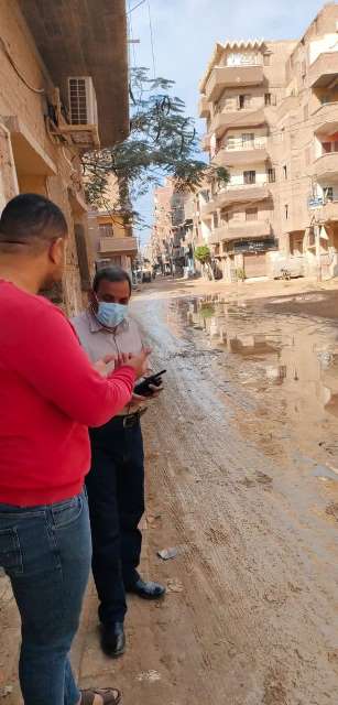 انفجار خط مياه بالشرقية 03