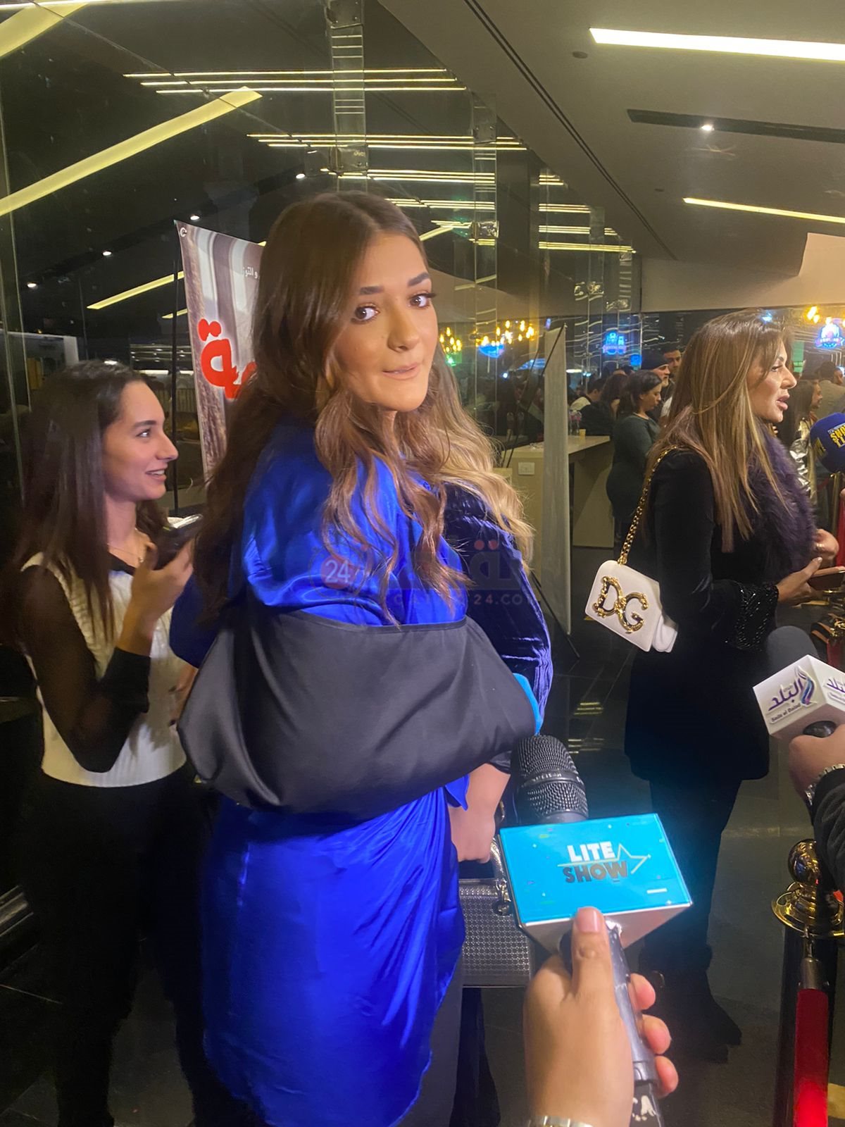 ملك زاهر في العرض الخاص لفيلم المحكمة (4)