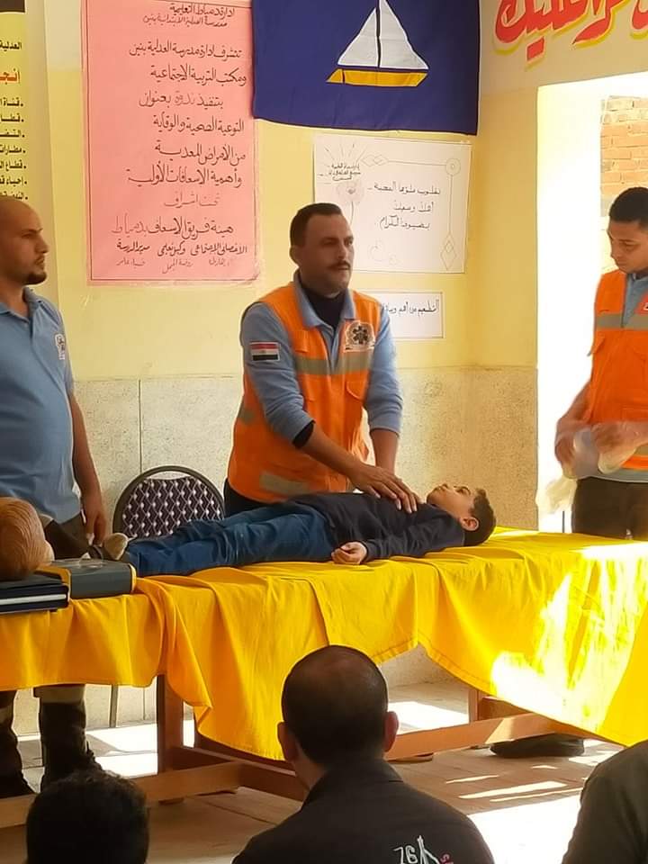 هيئة الإسعاف تدرب تلاميذ المدارس على مبادئ الإسعافات الأولية 