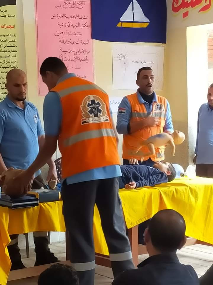 هيئة الإسعاف تدرب تلاميذ المدارس على مبادئ الإسعافات الأولية